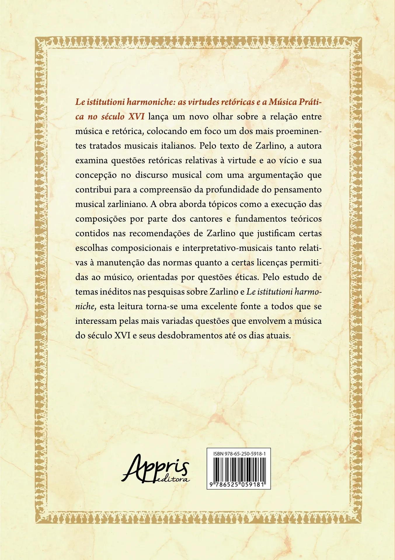 Le Istitutioni Harmoniche: As Virtudes Retóricas e a Música Prática no Século XVI Le Istitutioni Harmoniche: As Virtudes Retóricas e a Música Prática no Século XVI - Imagem 2