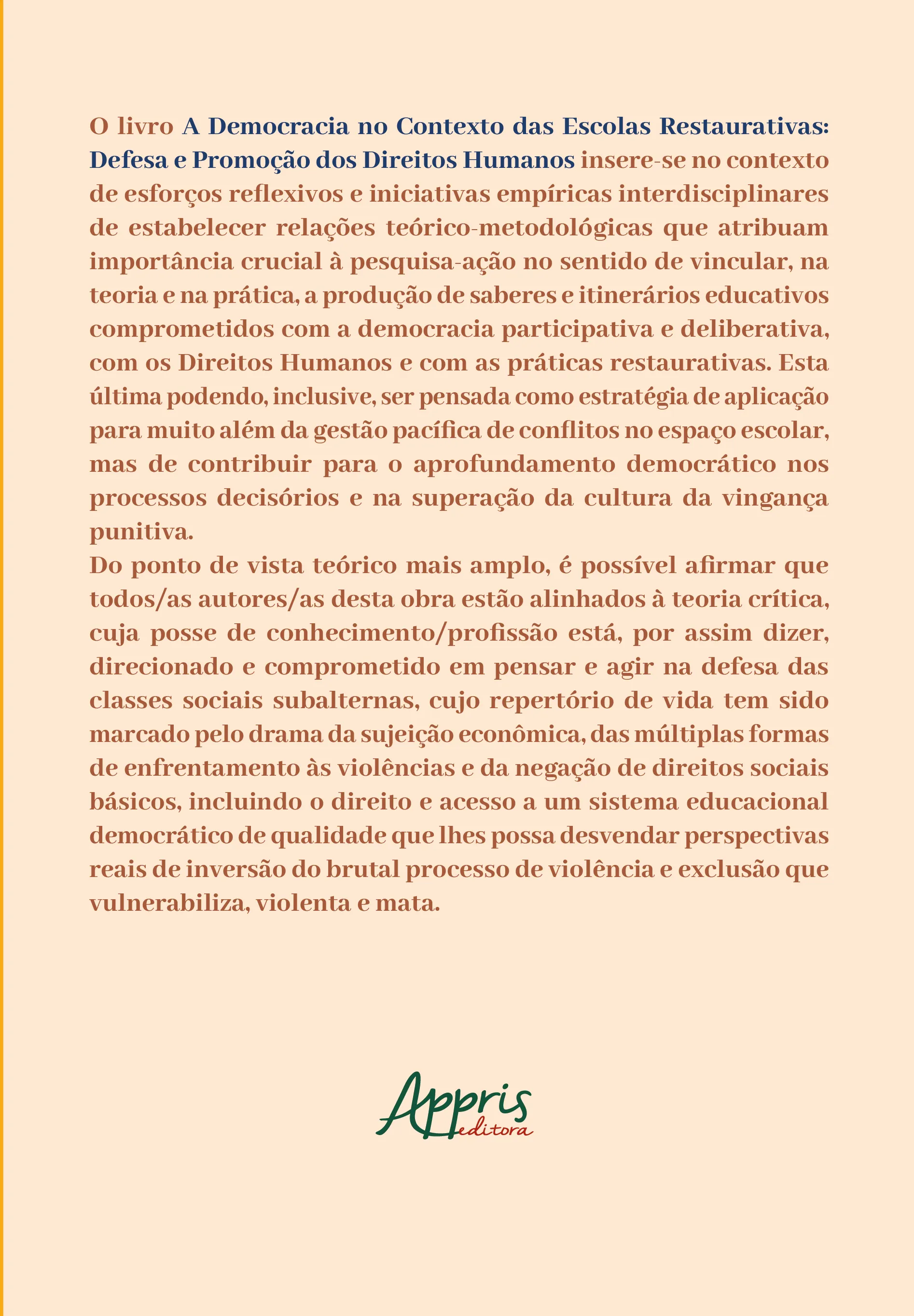 A democracia no contexto das escolas restaurativas