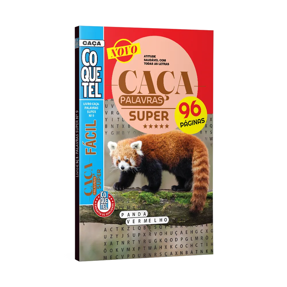 Livro coquetel caça palavras super nível fácil ed 09 Livro coquetel caça palavras super nível fácil ed 09