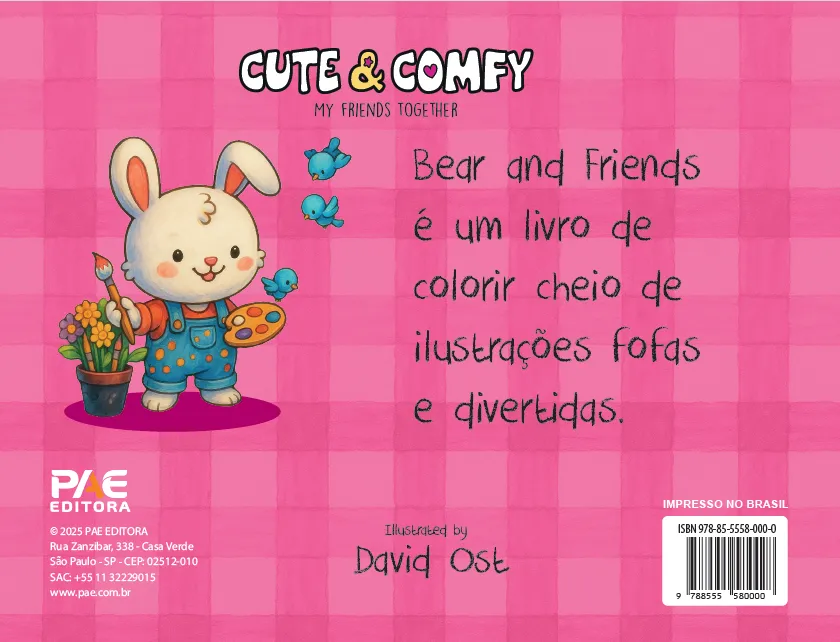 Bear & friends - Rosa: cute & comfy Bear & friends - Rosa: cute & comfy - Imagem 2