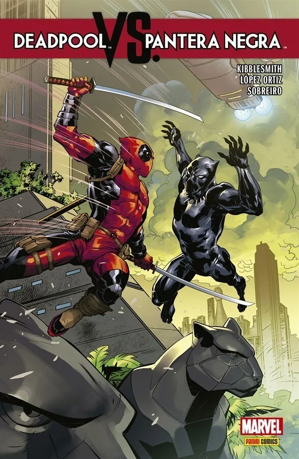 Deadpool vs. pantera negra Deadpool vs. pantera negra