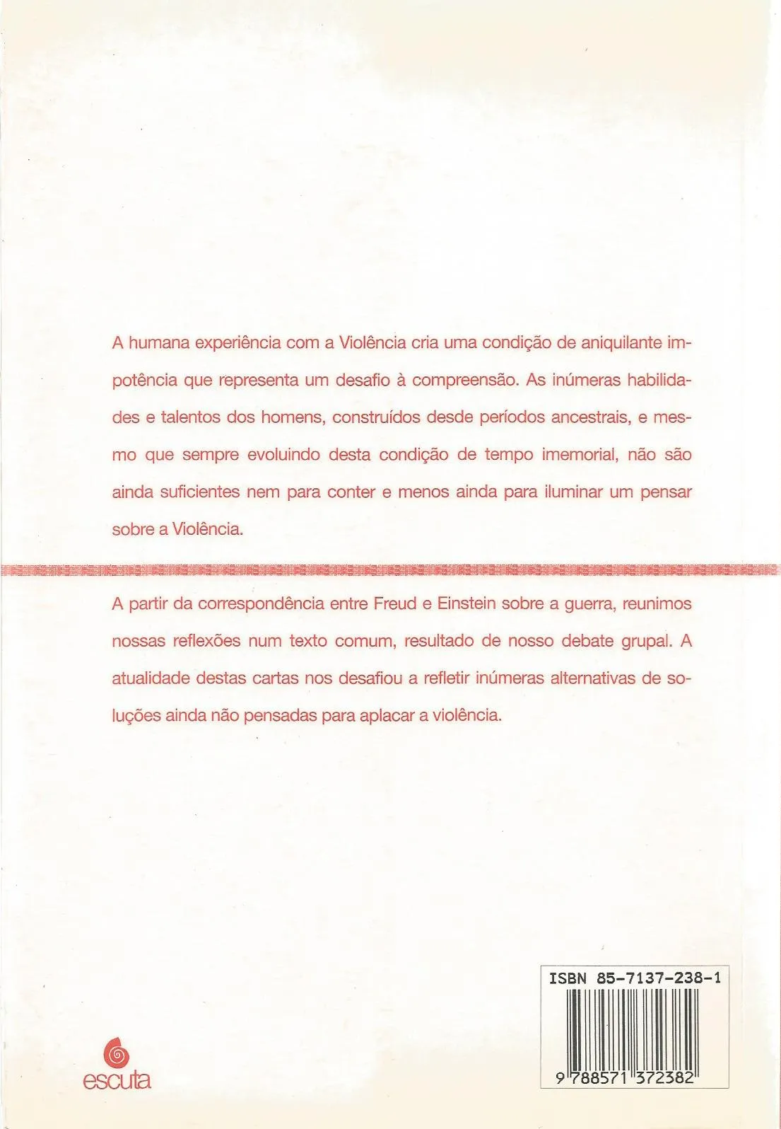 Cruzamentos 2: pensando a violência Cruzamentos 2 Quarta Capa