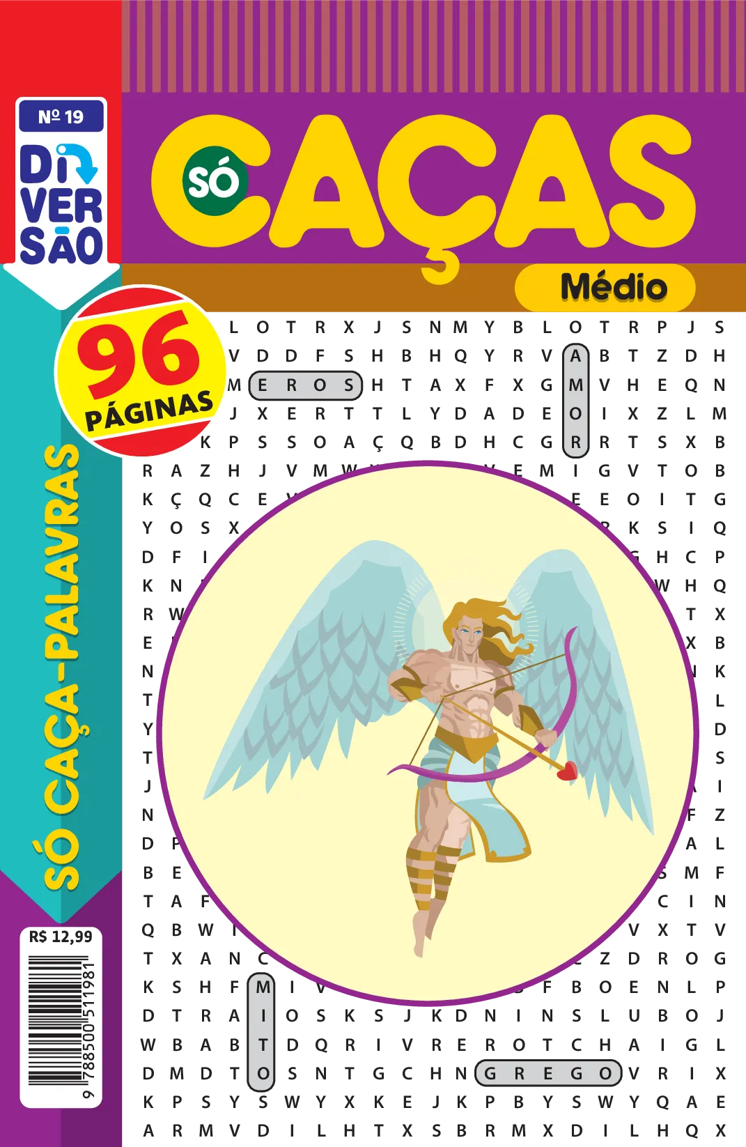 Livro diversão só caça palavras ed 19 Livro diversão só caça palavras ed 19