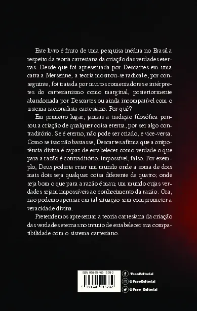 Descartes e as verdades eternas Descartes e as verdades eternas Quarta Capa