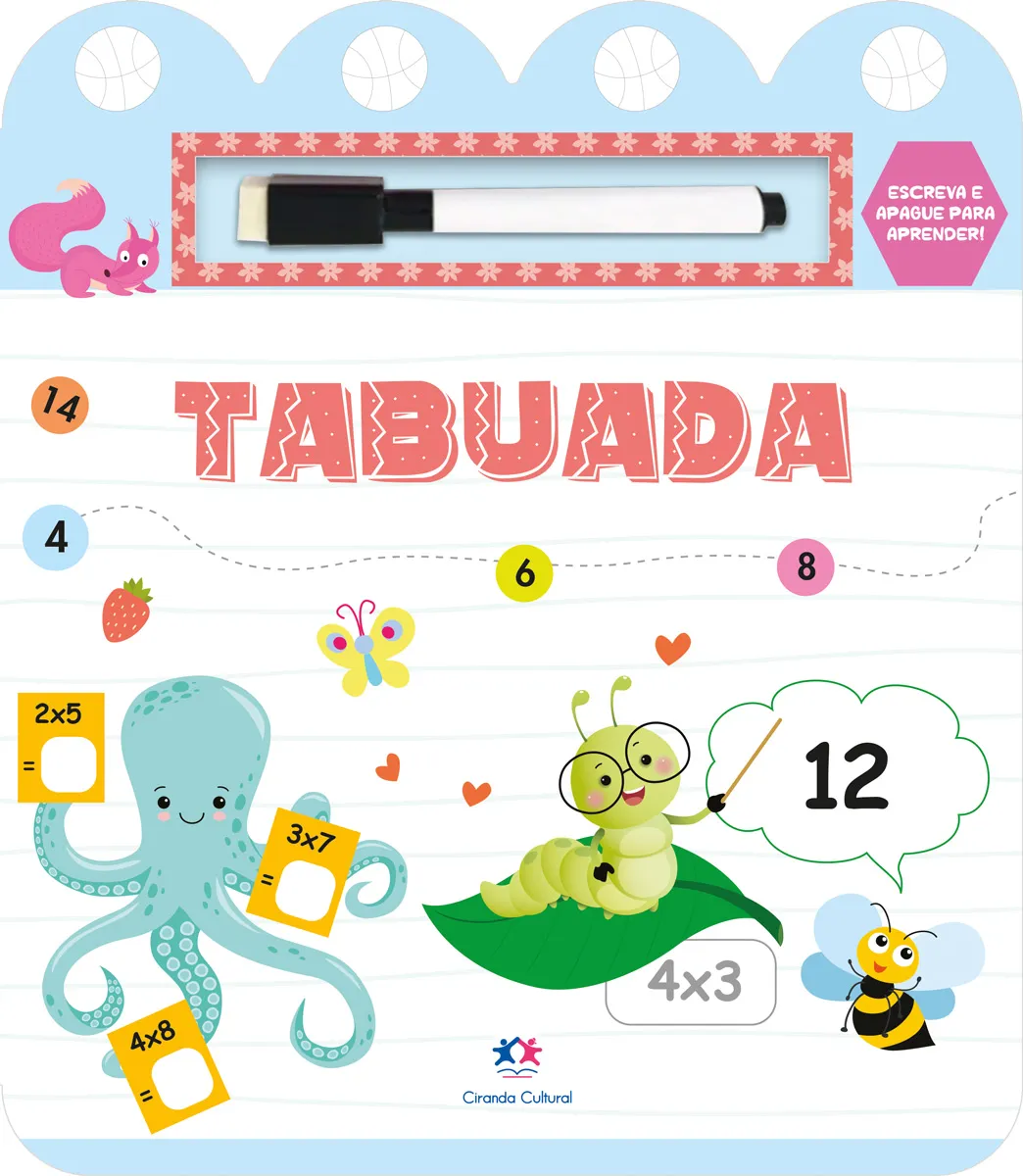 Tabuada - Escreva e apague para aprender Tabuada - Escreva e apague para aprender