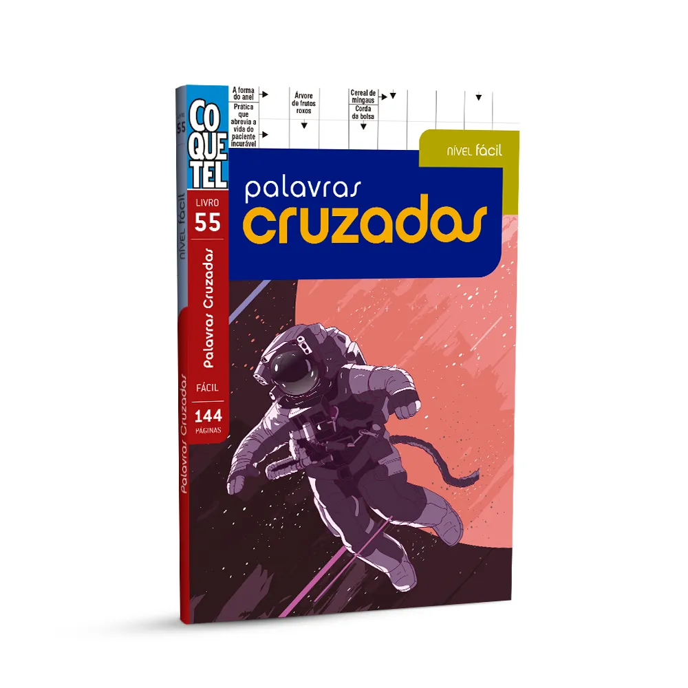 Livro coquetel palavras cruzadas fácil ed 55 Livro coquetel palavras cruzadas fácil ed 55