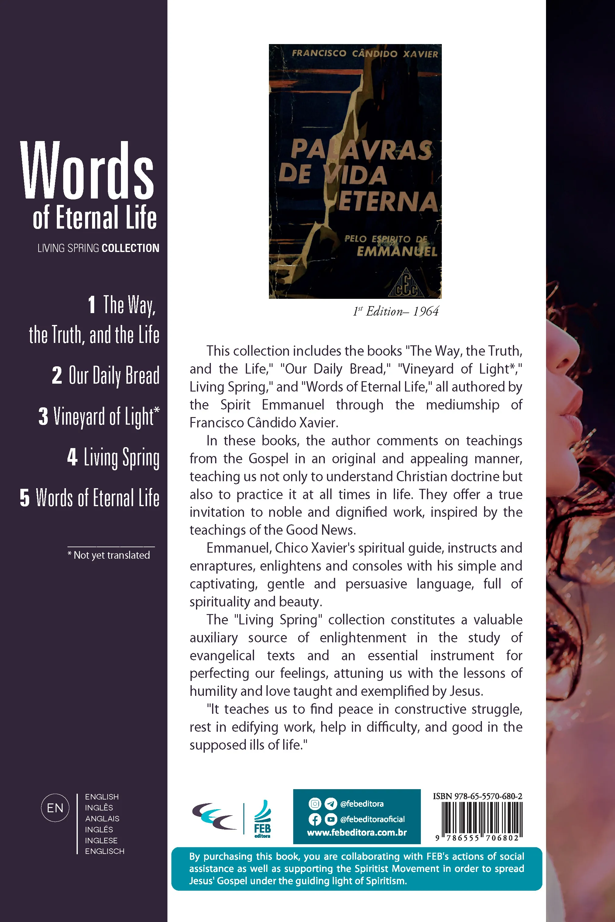 Words of eternal life (Palavras de vida eterna - Inglês)