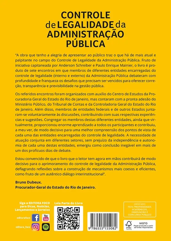 Controle de legalidade da administração pública: diálogos institucionais Controle de legalidade da administração pública: diálogos institucionais - Imagem 2