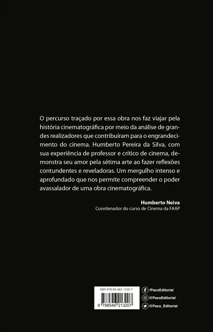 Ver e ver como: ensaios sobre cinema e cineastas marcantes Ver e ver como Quarta Capa