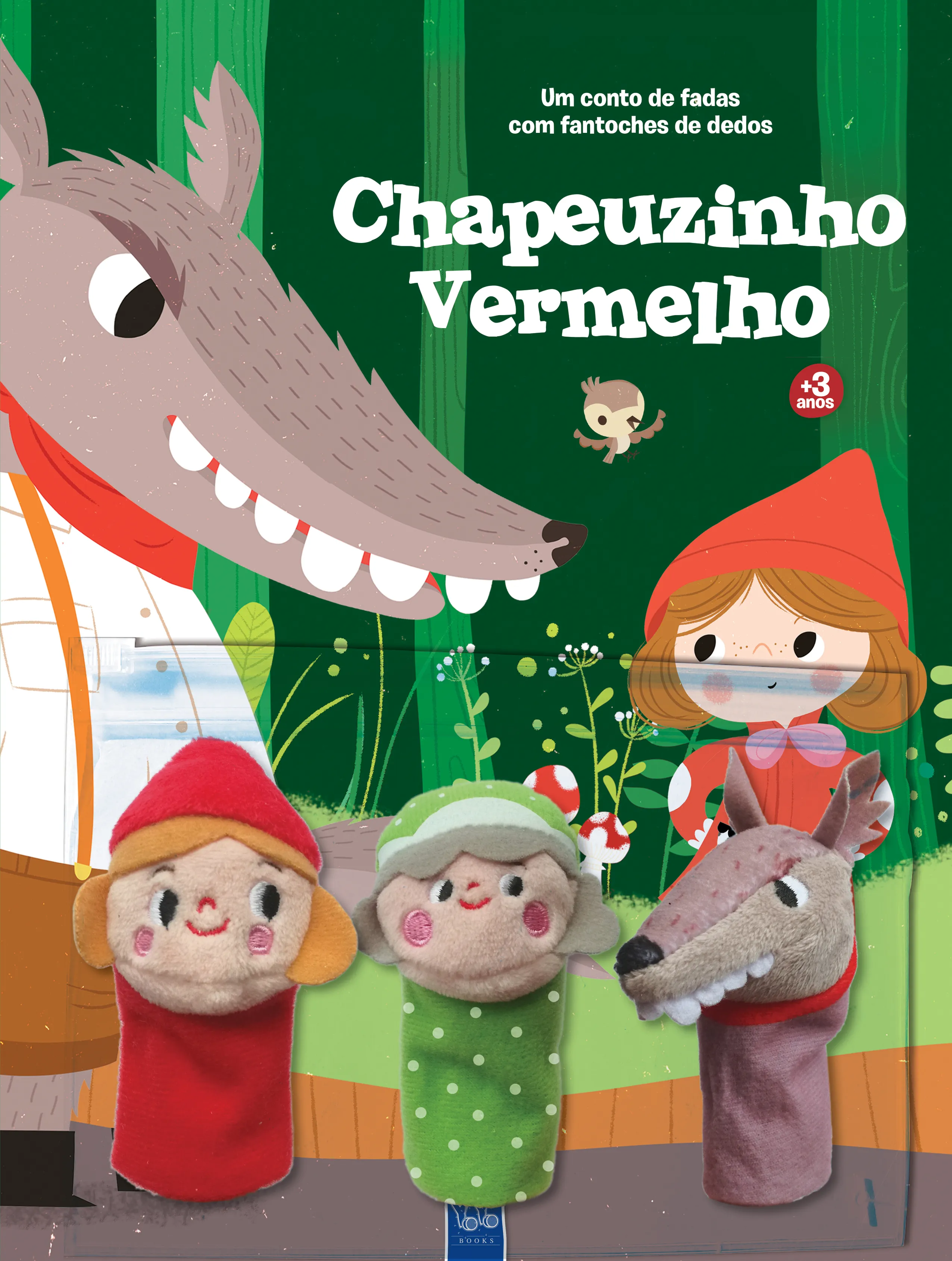 Um conto de fadas com fantoches de dedos - Chapeuzinho Vermelho