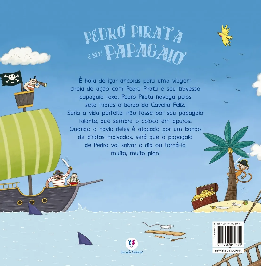 Pedro pirata e seu papagaio: Prepare-se para uma grande aventura em alto-mar! Pedro pirata e seu papagaio: Prepare-se para uma grande aventura em alto-mar! - Imagem 2