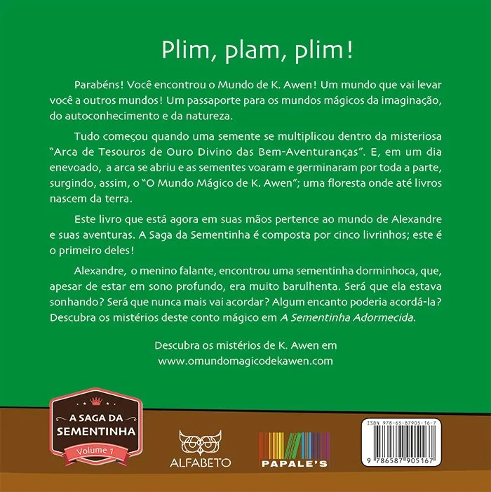 Sementinha - A sementinha Adormecida - Vol.1: Sementinha - A sementinha Adormecida - Vol.1: - Imagem 2