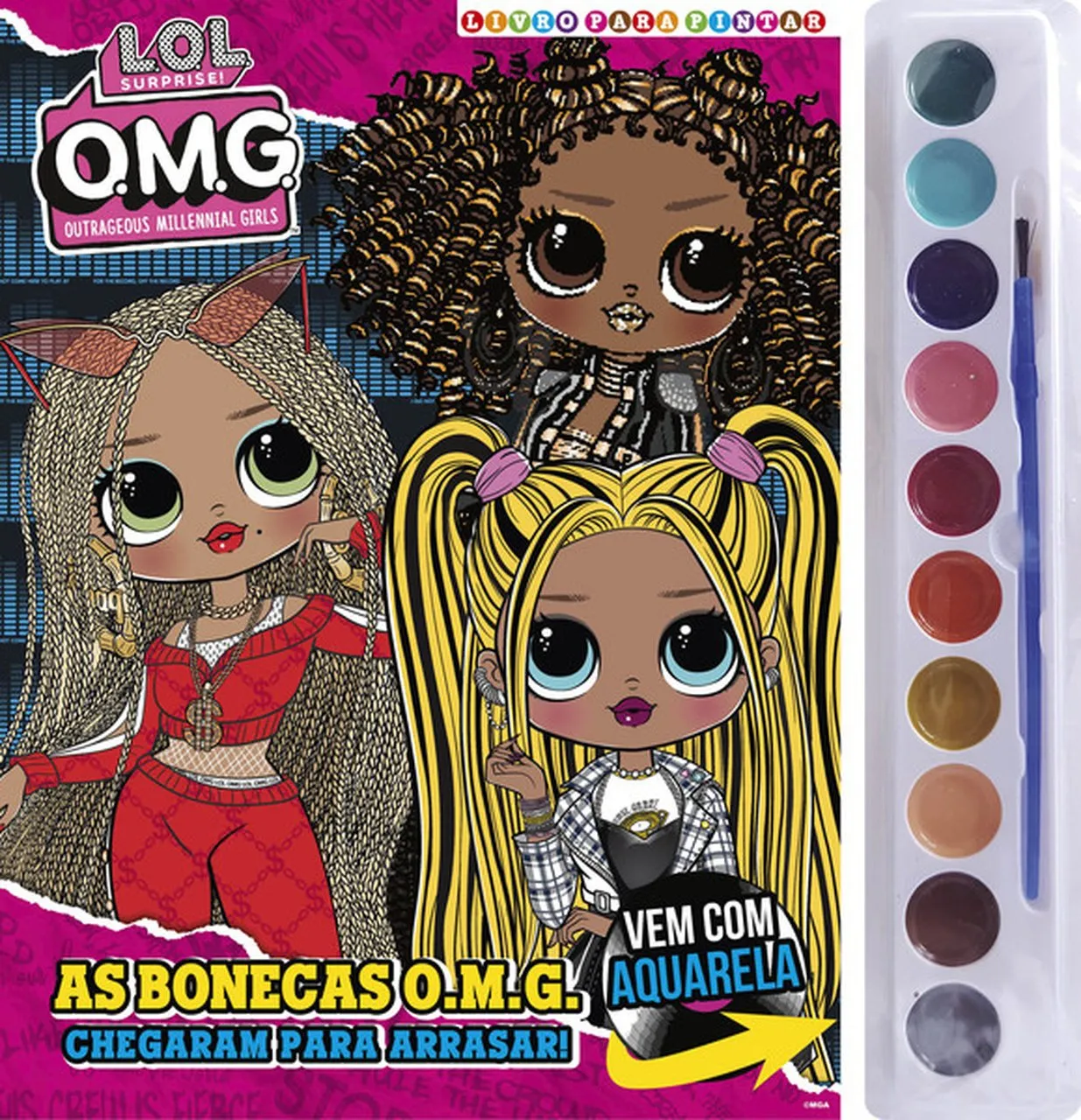 L.O.L. Surprise! OMG - Livro para pintar L.O.L. Surprise! OMG - Livro para pintar