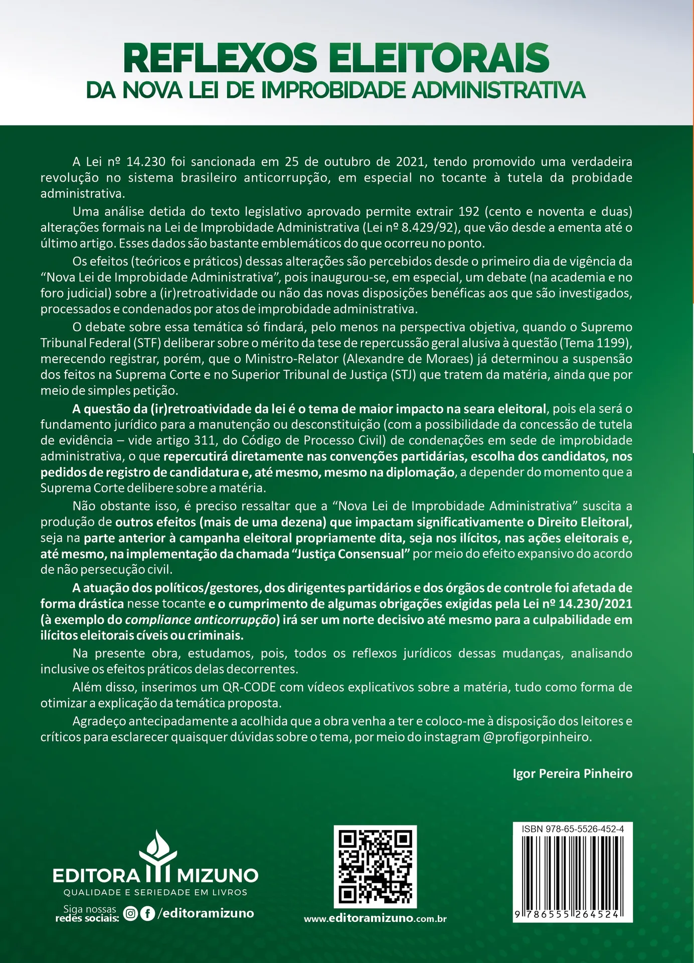 Reflexos eleitorais na nova lei de improbidade administrativa: Reflexos eleitorais na nova lei de improbidade administrativa: - Imagem 2