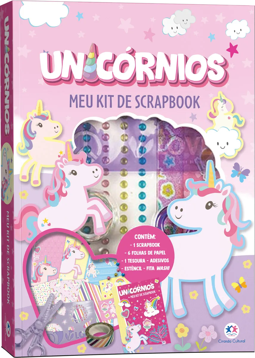 Unicórnios - Meu kit de scrapbook Unicórnios - Meu kit de scrapbook