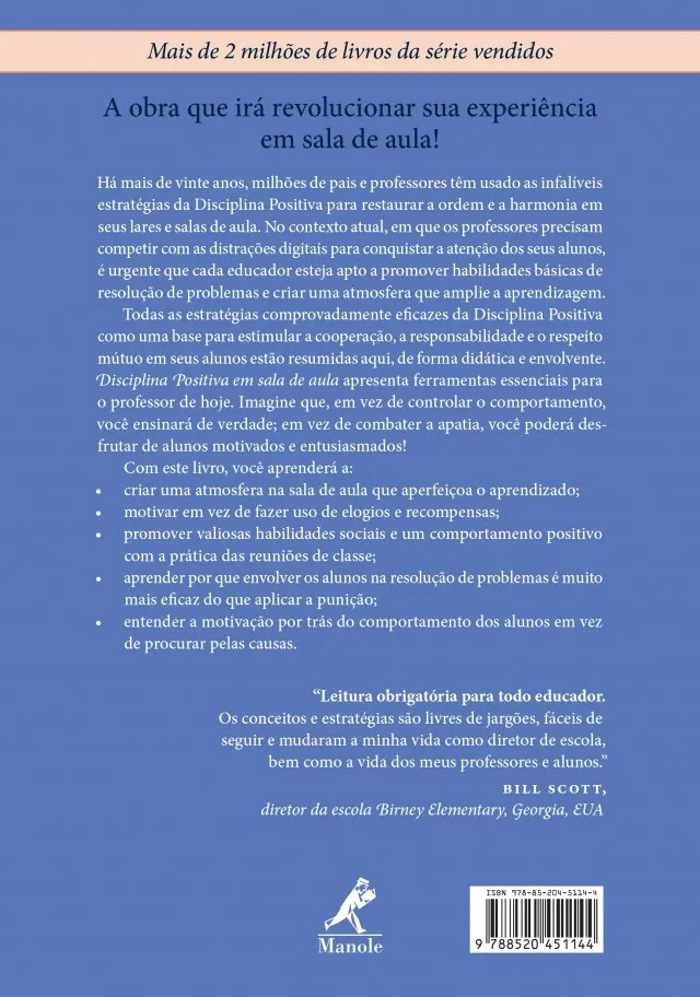 Disciplina positiva em sala de aula: Como desenvolver o respeito mútuo, a cooperação e a responsabilidade em sua sala de aula Disciplina positiva em sala de aula: Como desenvolver o respeito mútuo, a cooperação e a responsabilidade em sua sala de aula - Imagem 2