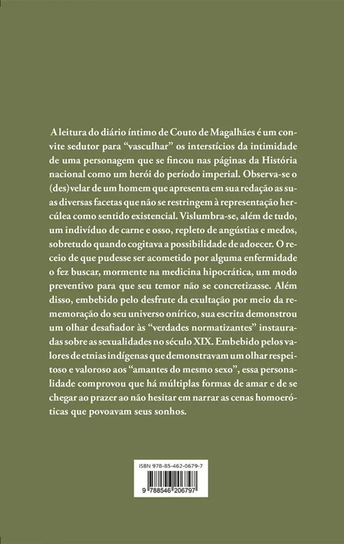 Um herói nas entrelinhas: O diário íntimo de José Vieira Couto de Magalhães (1880-1887) Um herói nas entrelinhas Quarta Capa