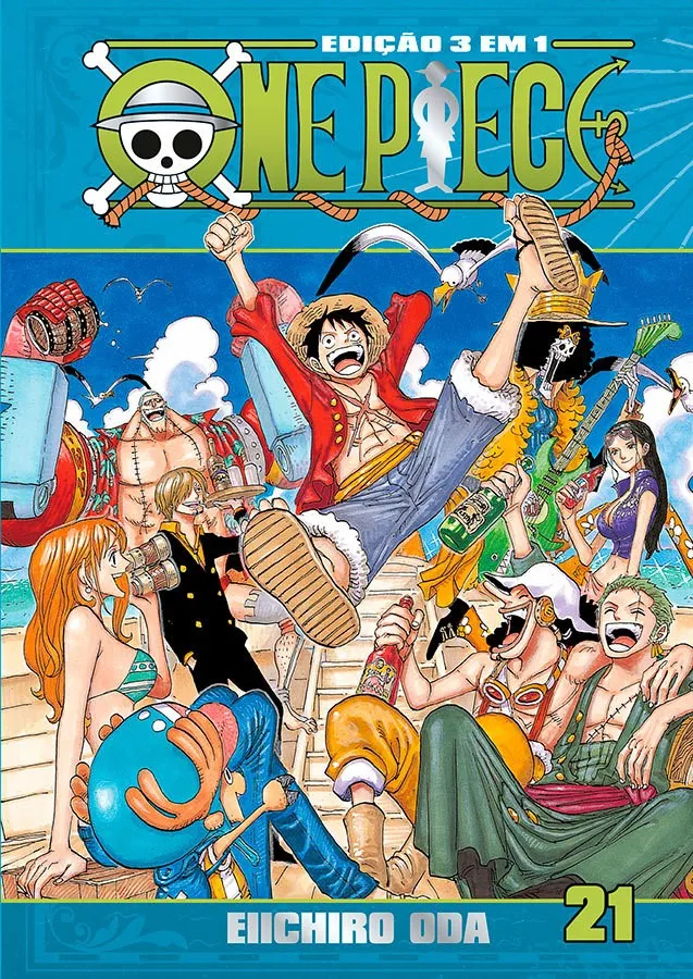 One piece 3 em 1 vol. 21 One piece 3 em 1 vol. 21