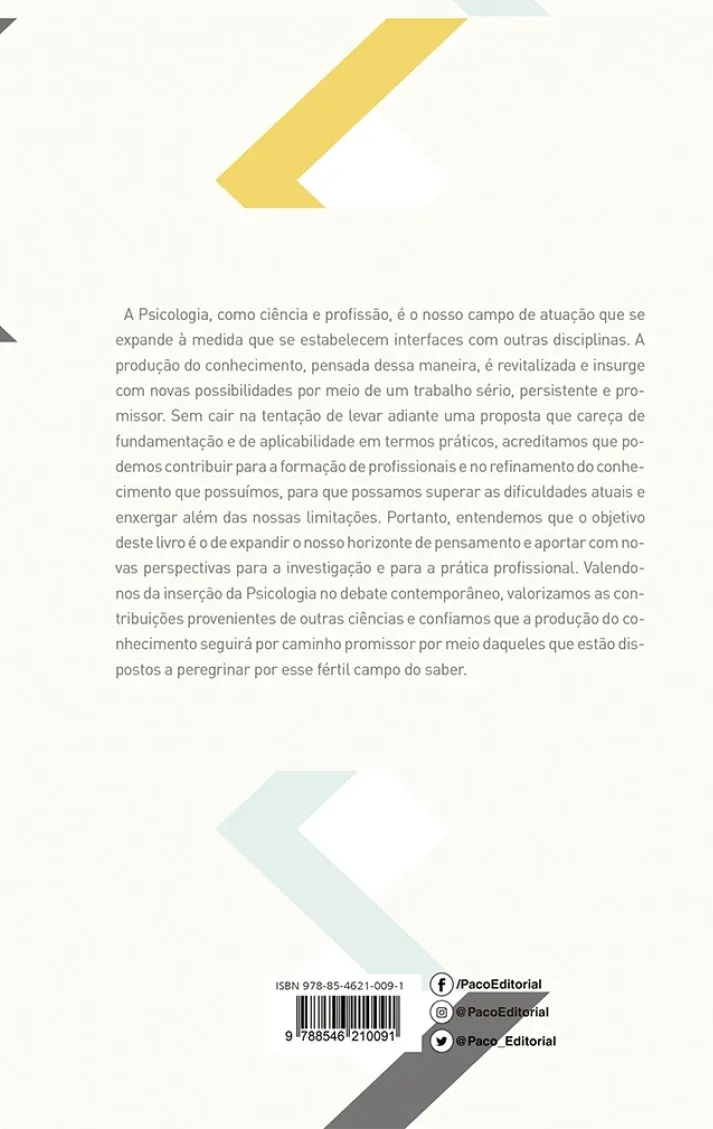 Estudos contemporâneos em psicologia Estudos contemporâneos em psicologia Quarta Capa