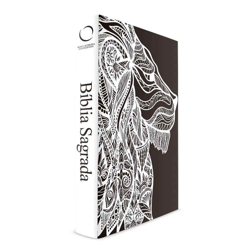 Bíblia do leão BW - Capa dura - NAA - Book7
