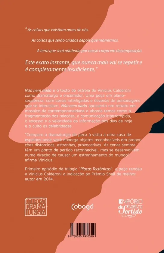 Não nem nada Não nem nada Quarta Capa