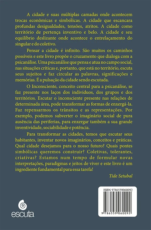 A psicanálise na cidade A psicanálise na cidade Quarta Capa