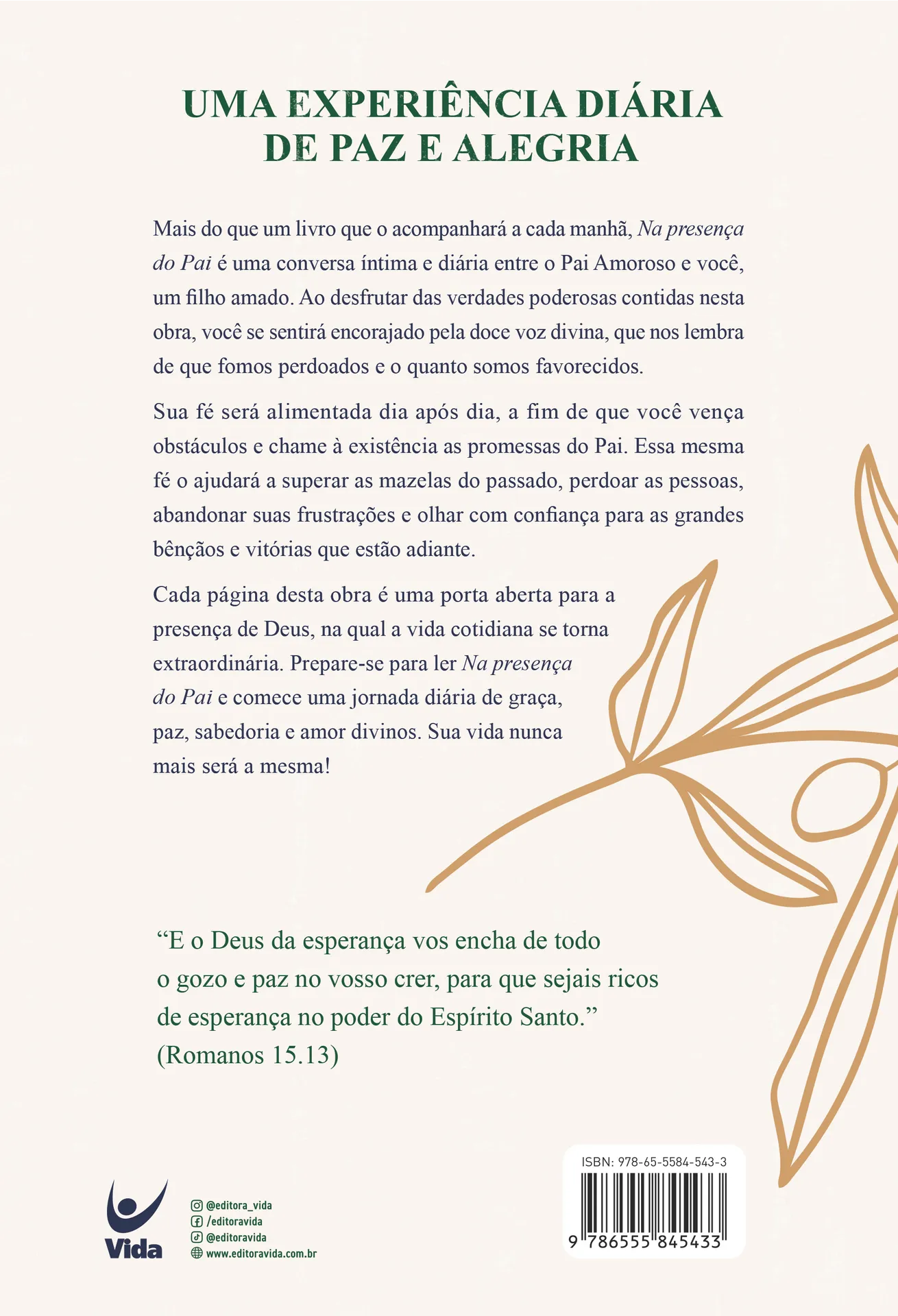 Na presença do Pai: Uma experiência diária de paz e alegria Na presença do Pai: Uma experiência diária de paz e alegria - Imagem 2