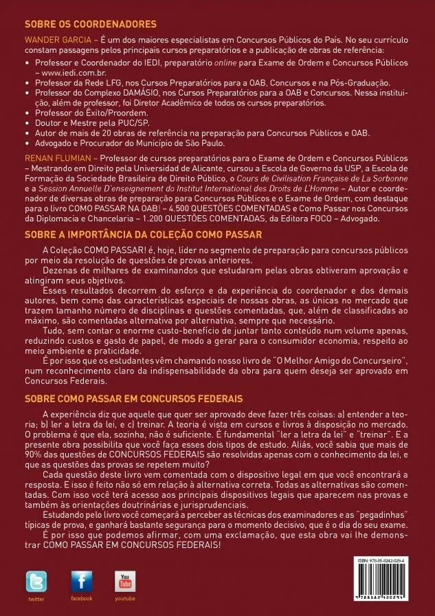 Como passar em concursos federais: Superior e médio - 4.000 questões comentadas Como passar em concursos federais: Superior e médio - 4.000 questões comentadas - Imagem 2