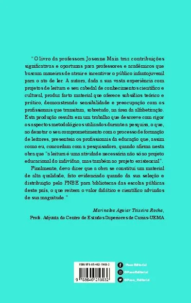 Literatura Infantojuvenil na Formação de Leitores e Professores Literatura Infantojuvenil na Formação de Leitores e Professores Quarta Capa