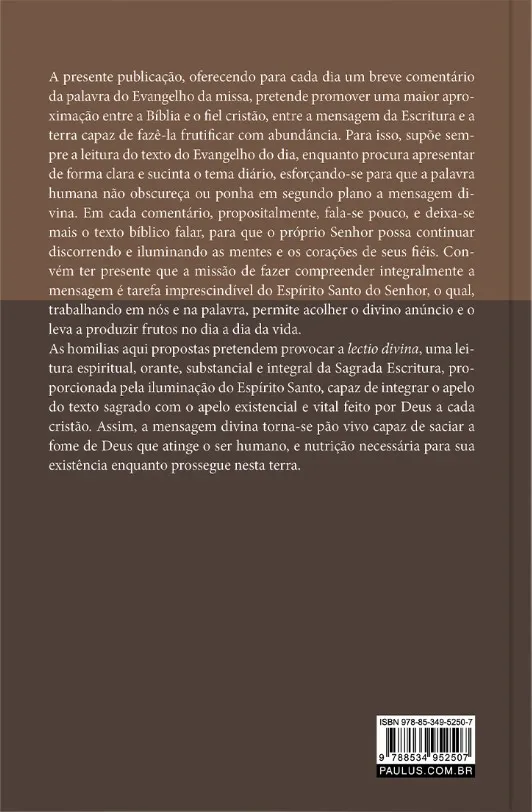 Comentário ao Evangelho das Missas Cotidianas