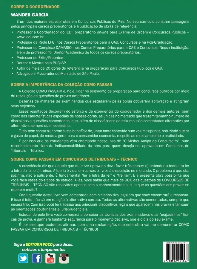 Como passar em concursos de tribunais: Técnico nível médio - 3.900 questões comentadas Como passar em concursos de tribunais: Técnico nível médio - 3.900 questões comentadas - Imagem 2