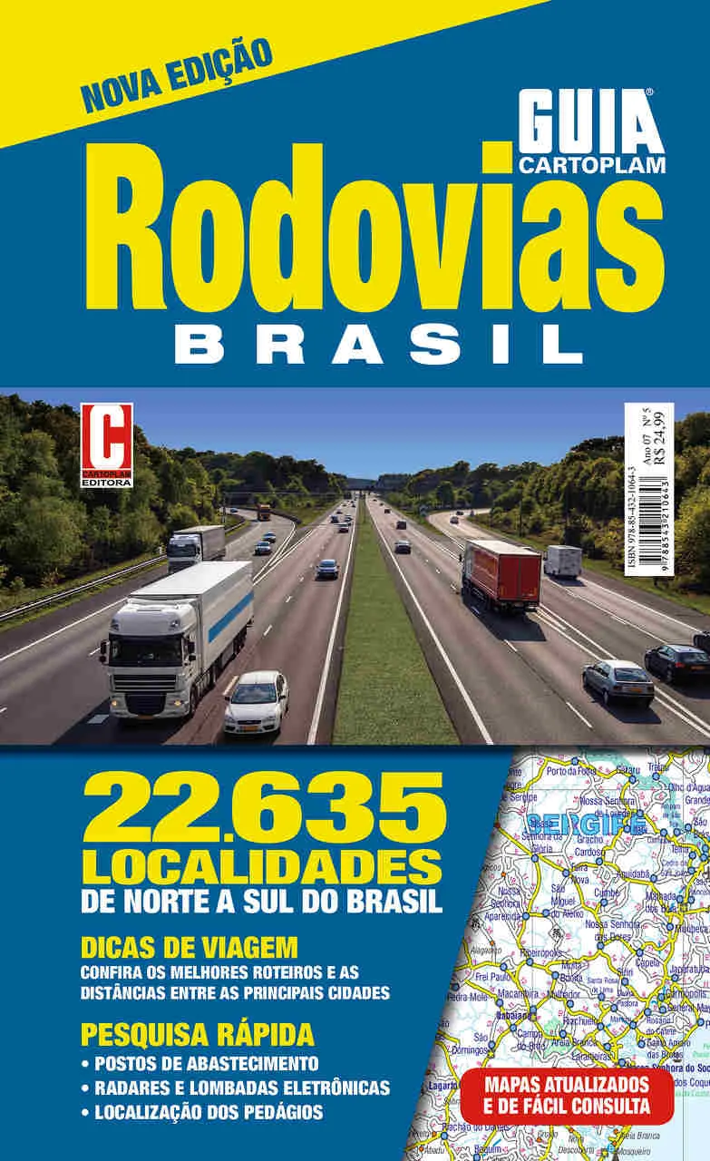 Guia Cartoplam rodovias Brasil Guia Cartoplam rodovias Brasil