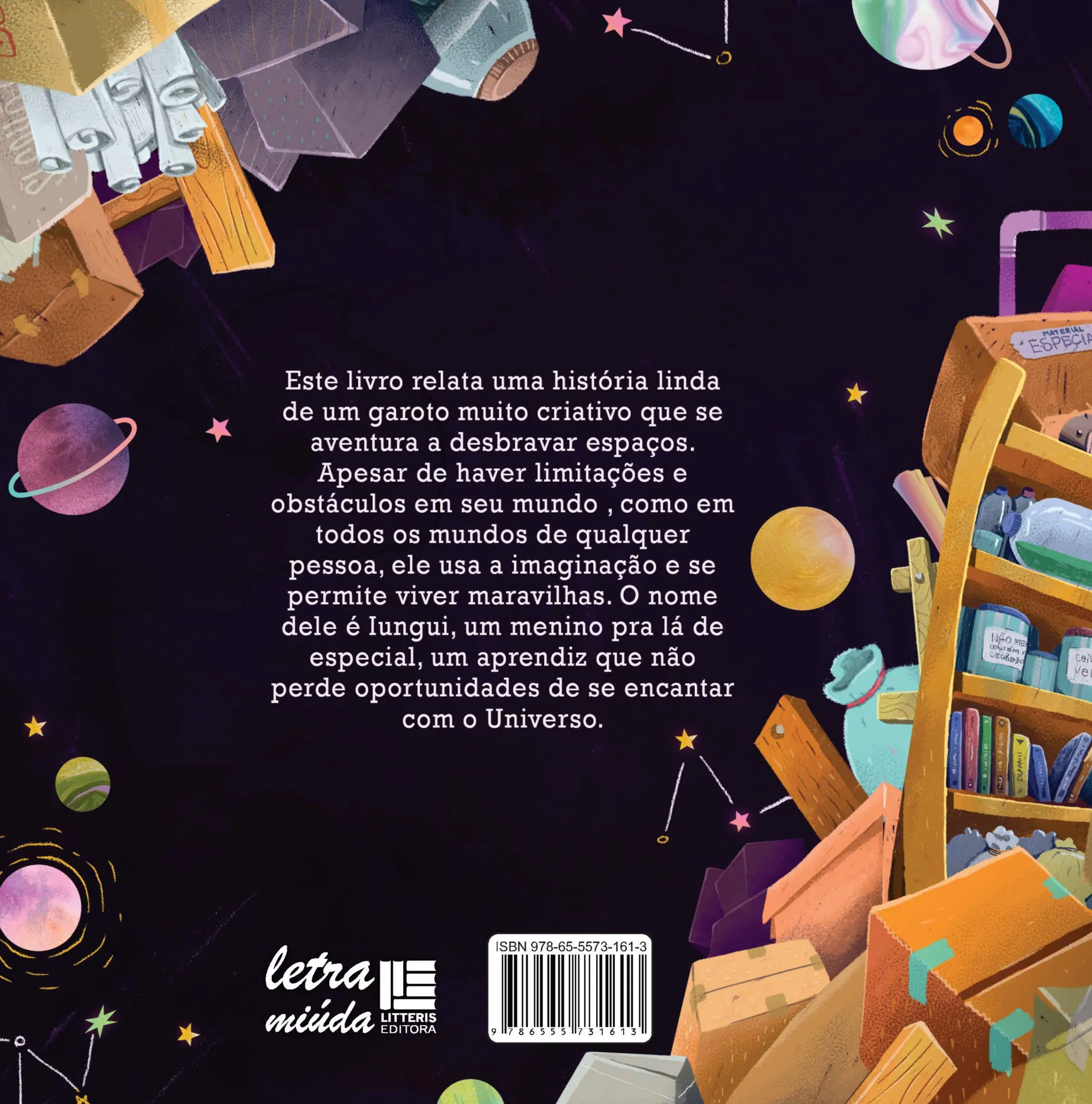 Preso no porão: As aventuras do menino Iungui Preso no porão Quarta Capa