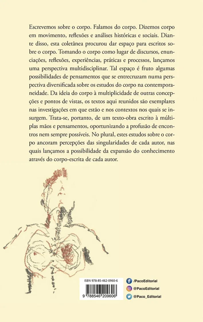 Estudos sobre o corpo Estudos sobre o corpo Quarta Capa