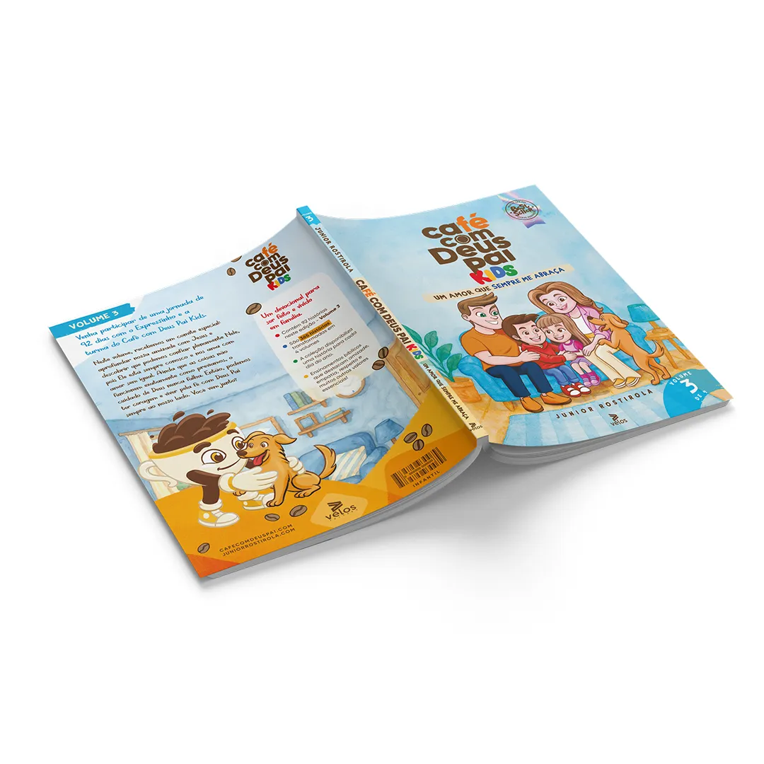 Café com Deus Pai Kids 6° Edição - Volume 3: Um amor que sempre me abraça Café com Deus Pai Kids 6° Edição - Volume 3: Um amor que sempre me abraça - Imagem 4