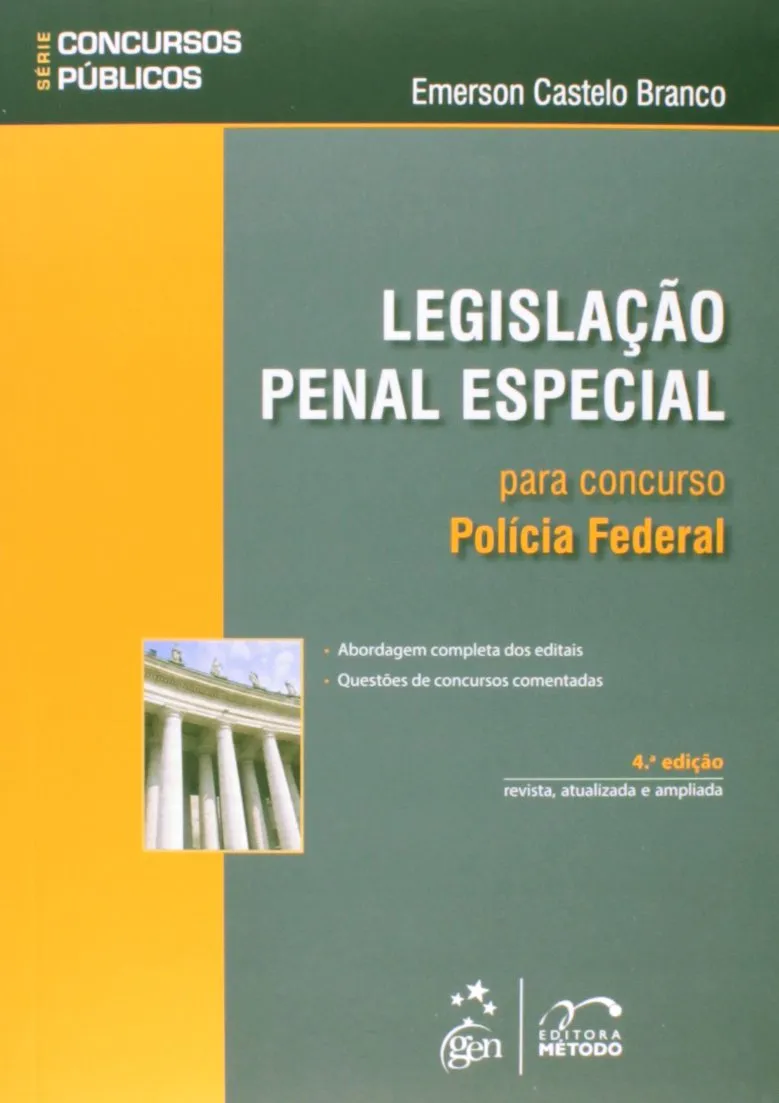 Legislação penal especial para concurso: Polícia Federal Legislação penal especial para concurso