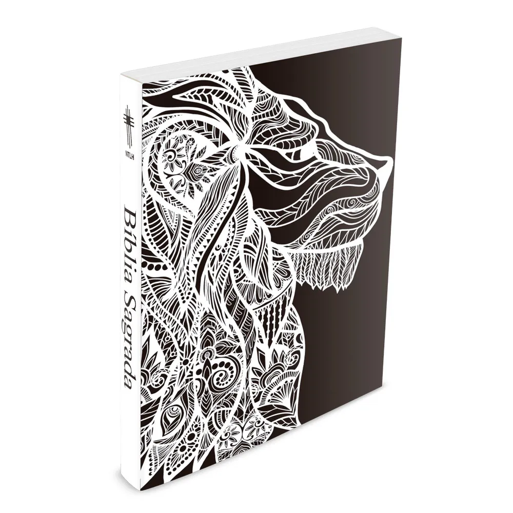 Bíblia do leão BW - Brochura - NTLH - Book7