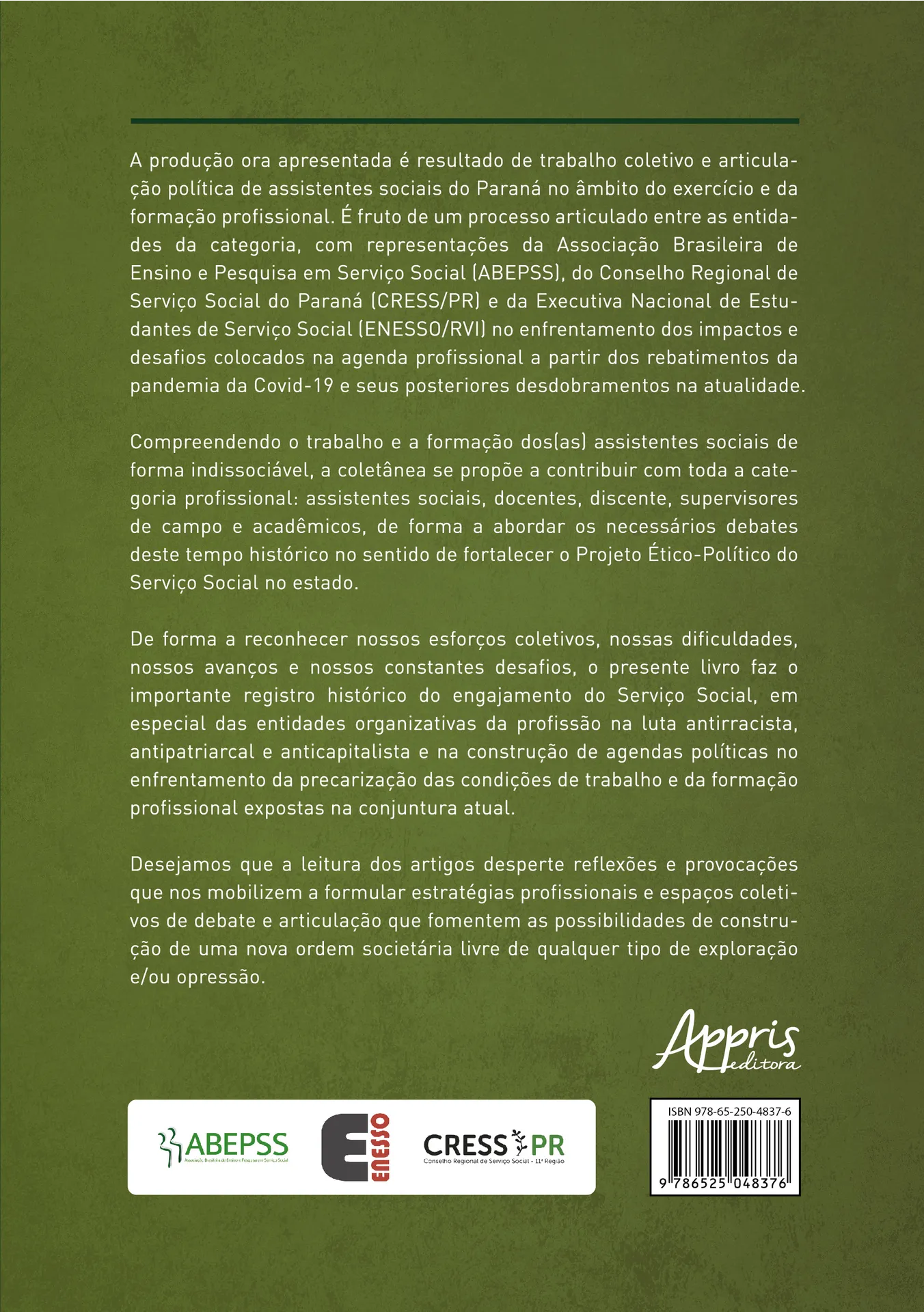 Serviço social, formação e trabalho profissional no estado do Paraná - Desafios na agenda contemporânea: Serviço social, formação e trabalho profissional no estado do Paraná - Desafios na agenda contemporânea: - Imagem 2