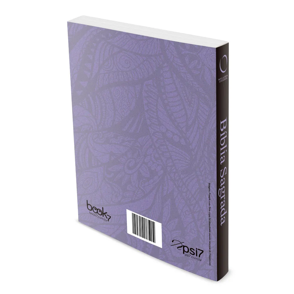 Bíblia do leão lilás - Brochura - NAA - Book7