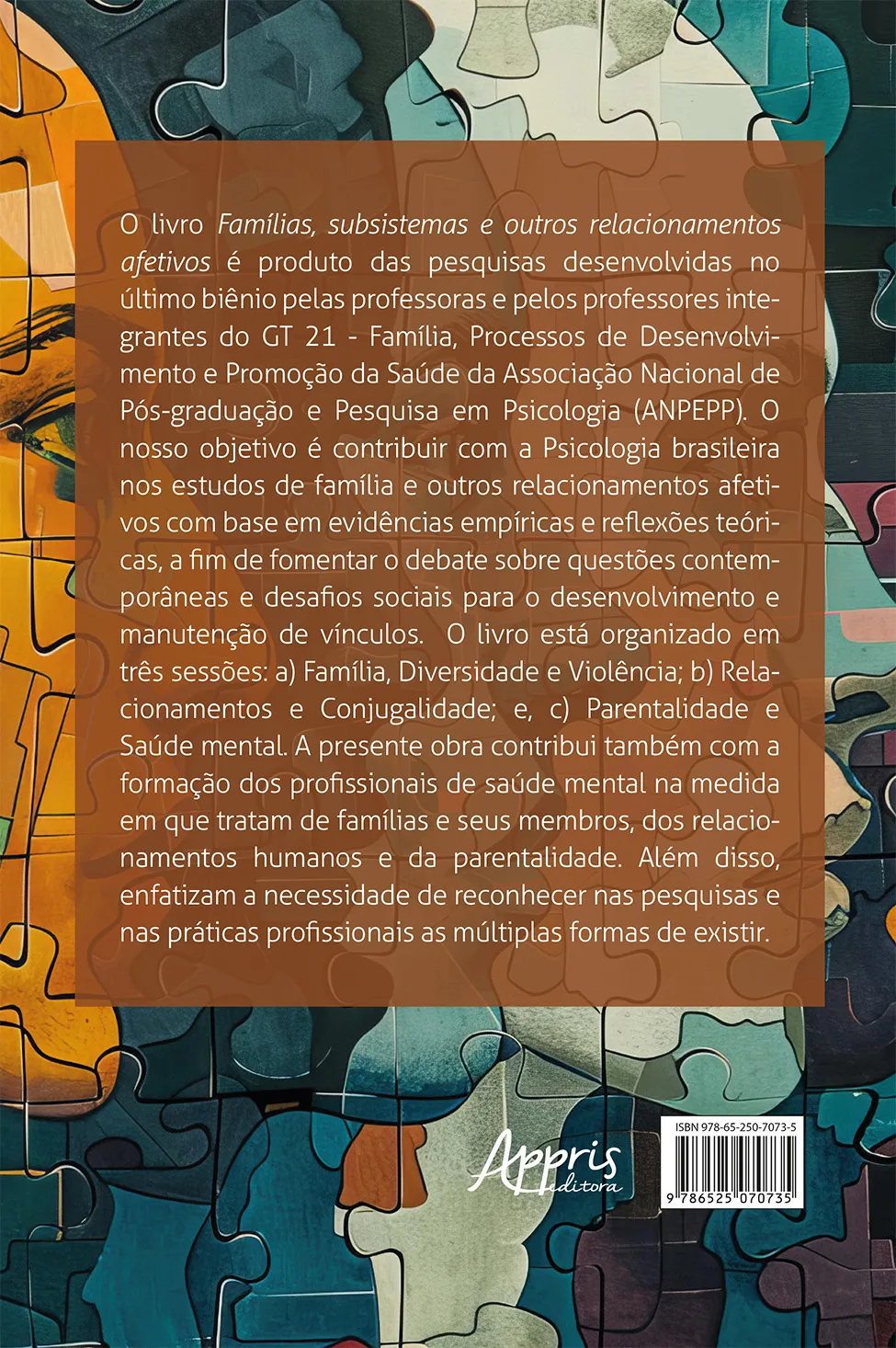 Famílias, subsistemas e outros relacionamentos afetivos