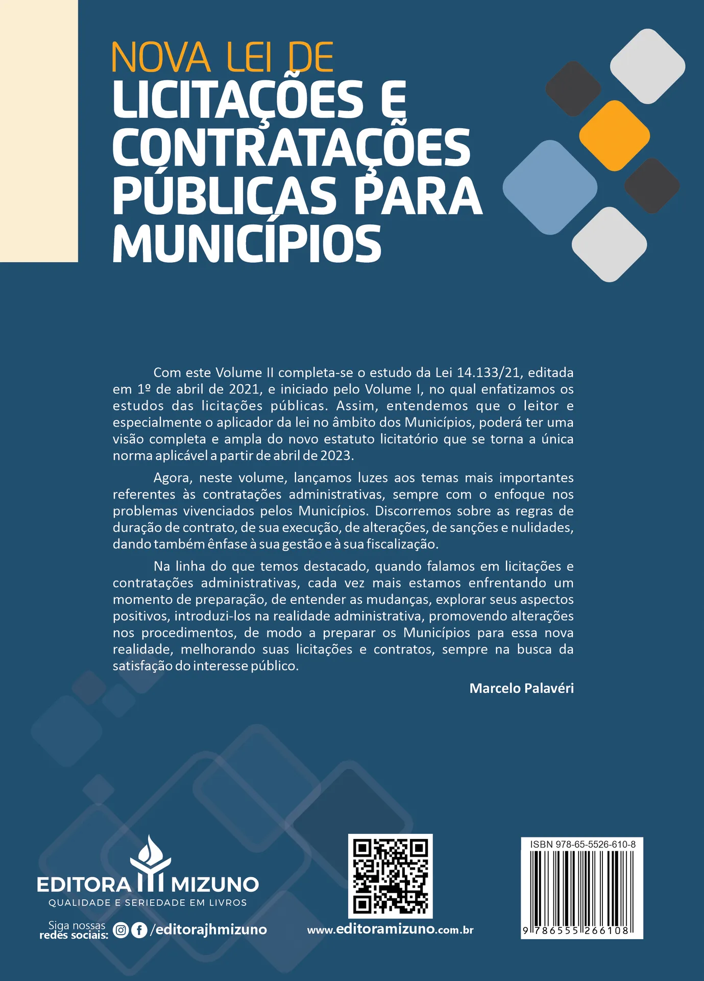Nova lei de licitações e contratações públicas para municípios: volume II - Contratos administrativos Nova lei de licitações e contratações públicas para municípios: volume II - Contratos administrativos - Imagem 2