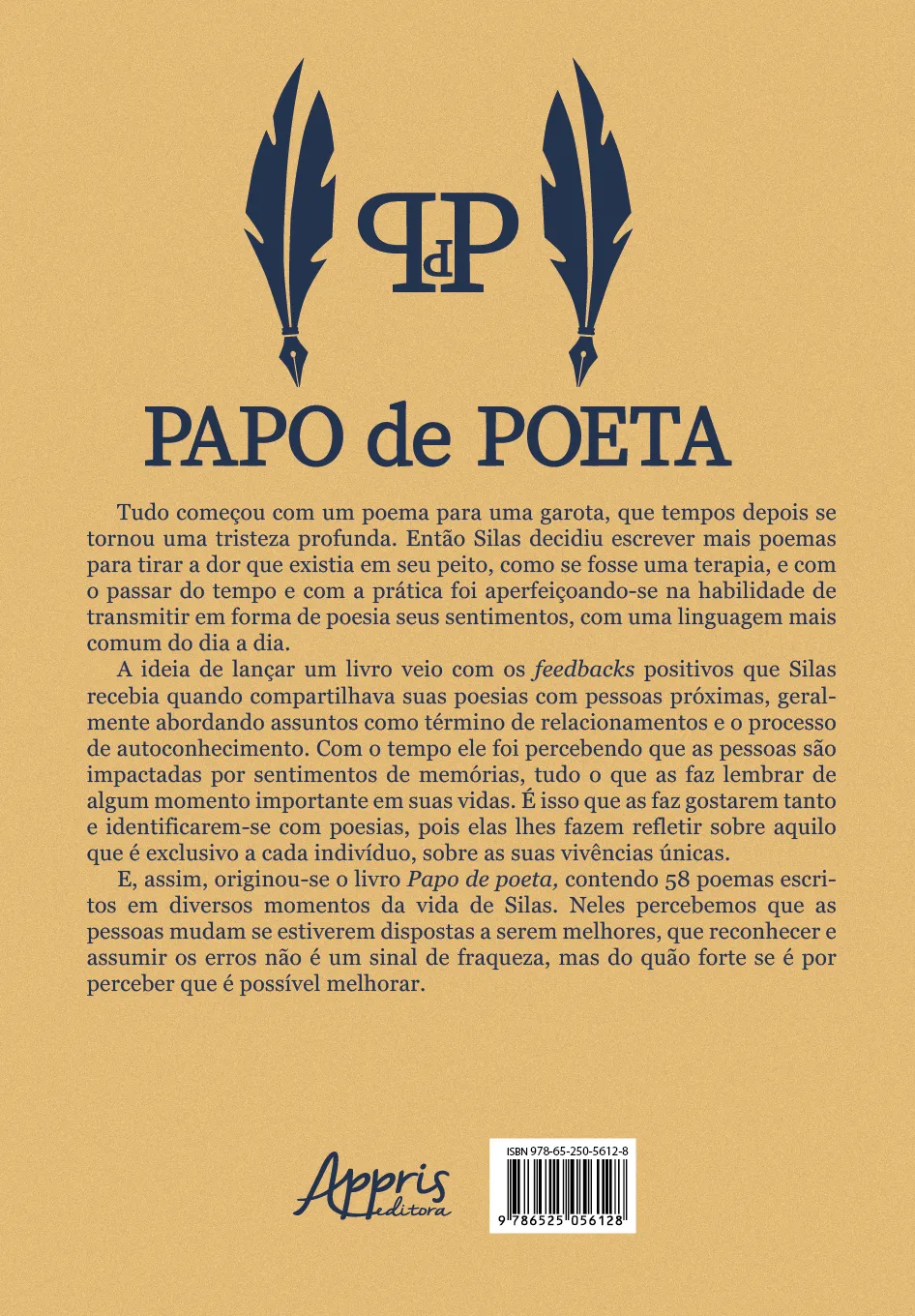 Papo de poeta Papo de poeta Quarta Capa