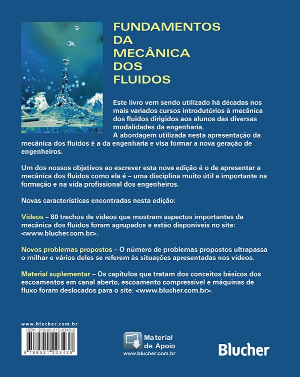 Fundamentos da mecânica dos fluidos: Fundamentos da mecânica dos fluidos: - Imagem 2