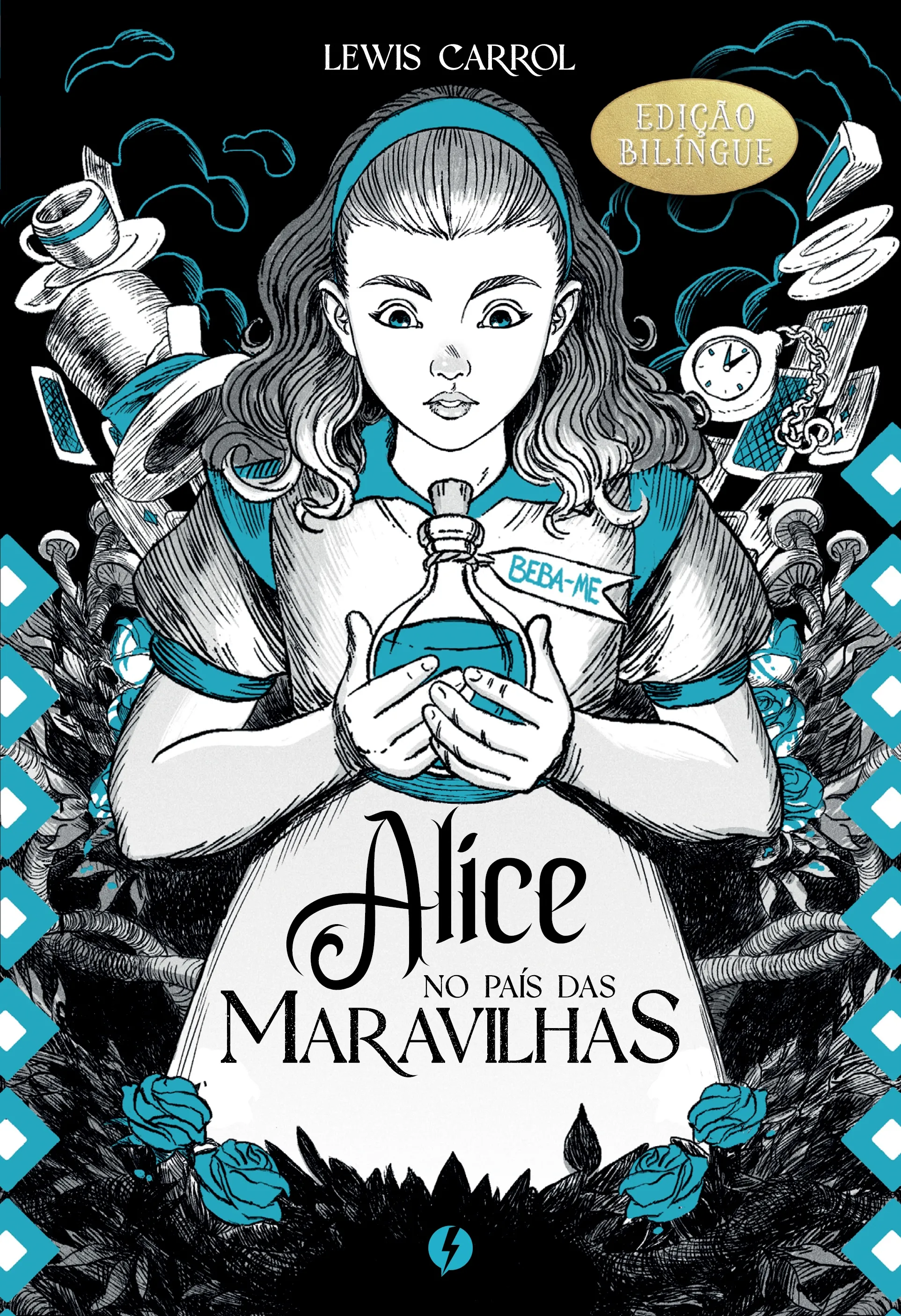 Alice no país das maravilhas - Edição de luxo bilíngue