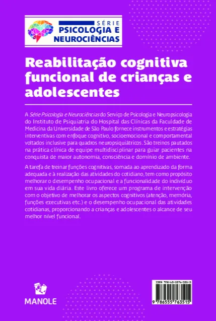 Reabilitação cognitiva funcional de crianças e adolescentes: Reabilitação cognitiva funcional de crianças e adolescentes: - Imagem 2