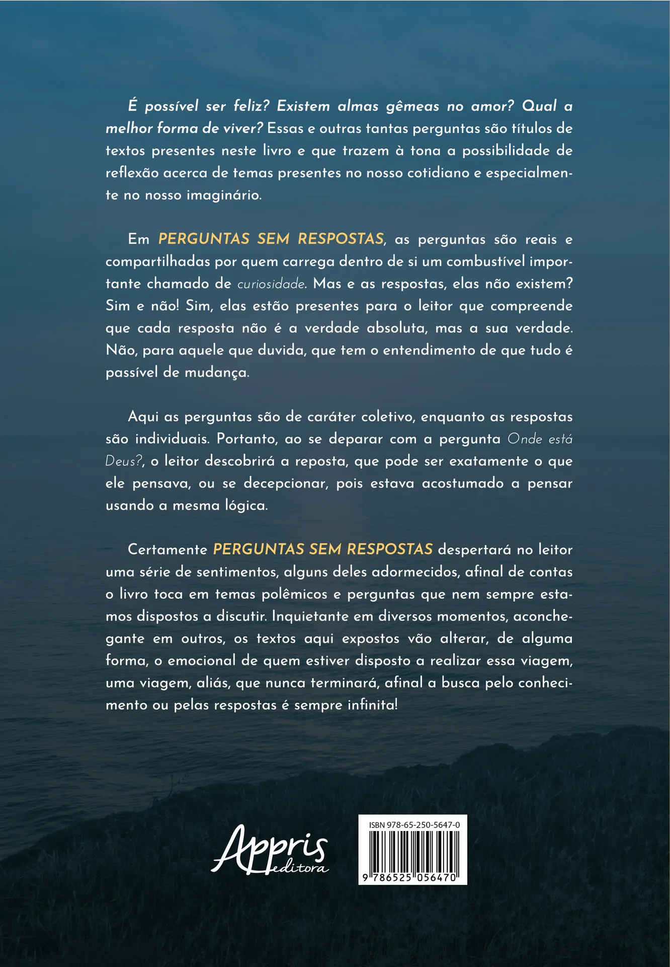 Perguntas sem respostas - Um livro para quem não tem certezas: Perguntas sem respostas - Um livro para quem não tem certezas: - Imagem 2